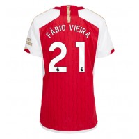 Arsenal Fabio Vieira #21 Domáci Ženy futbalový dres 2023-24 Krátky Rukáv